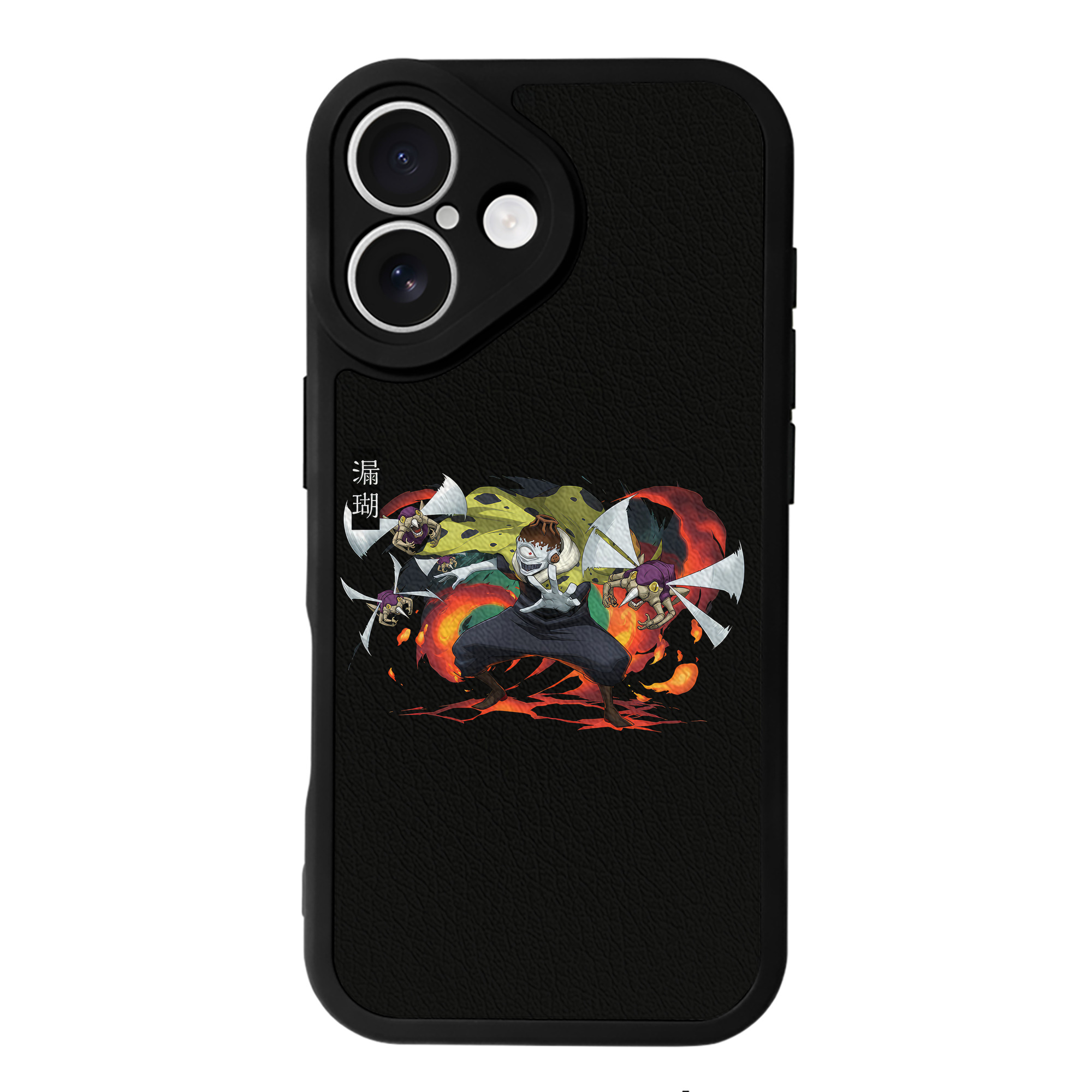 （画像用） 呪術廻戦 Jujutsu Kaisen 【iPhone 16シリーズ対応】シリコンスマホケース（レザー調） 材質：シリコン